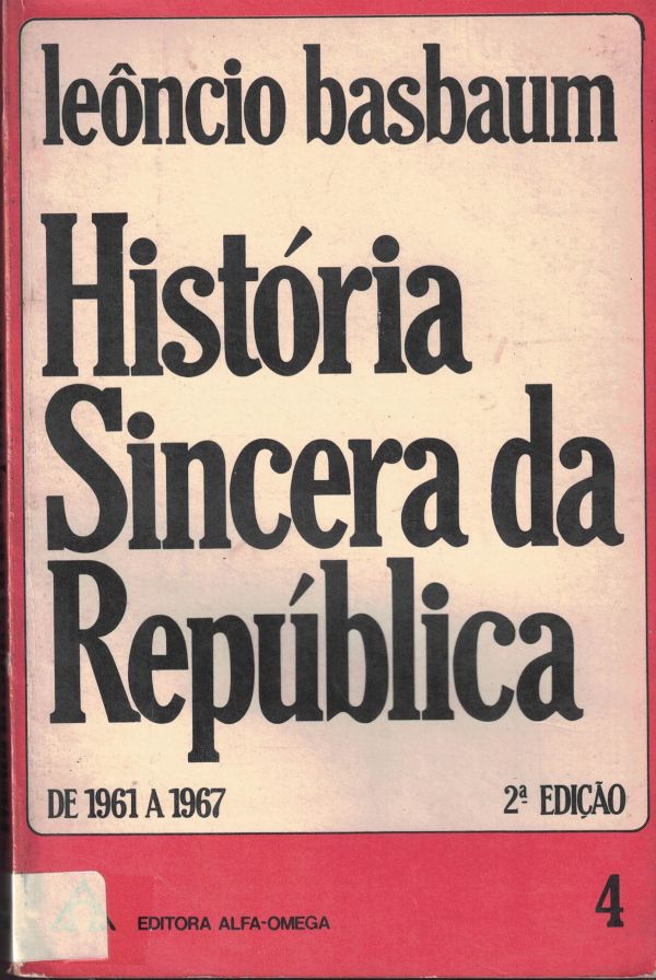 História Sincera da República